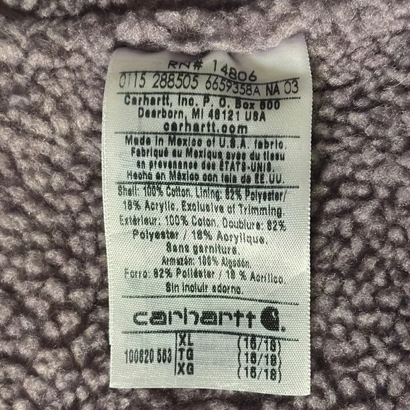 Carhartt Sandstone Berkley Vest Sage Purple Women’s XL - Picture 5 of 10